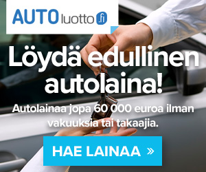 AutoLuotto.fi palvelun käyttö on ilmaista eikä sido autoilijaa. 